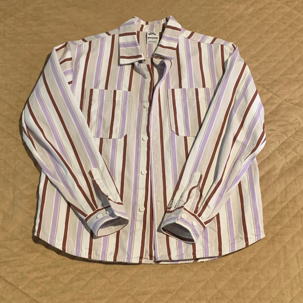 Nike SB Skateboarding Striped Shirt